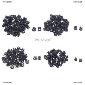 [COD] livestwef 50Pcs 3mm 5mm Plastic LED Holders Clips-Bezels Mounts Cases Housings Black