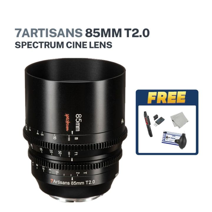 7Artisans Photoelectric 85mm Spectrum Prime Cine Lens with