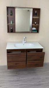 [CozyNest ]【Free Delivery】New Chinese Style Bathroom Vanity Set with Ceramic Integrated Basin Bathroom Sink Cabinet & Washbasin for Bathroom Vanity