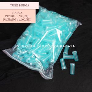 SFS - [1 PACK ISI 100] TUBE BUNGA TABUNG BUNGA UNTUK BATANG BUNGA ASLI DIISI AIR AGAR BUNGA TETAP SEGAR FRESH