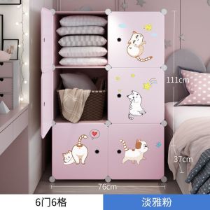 Closet Cupboard Wardrobe For Clothes Clothes Cabinet For Clothes Wardrobe Cabinet Clothes Modern Storage Fantastic Small Cabinet for Rental Rooms 衣柜 衣橱