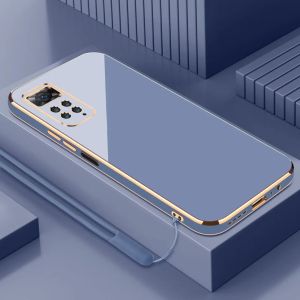 Case Plating Redmi Note 11 Pro Case Luxury Plating Casing Silicone Free Tali Lanyard - Formasi ACC