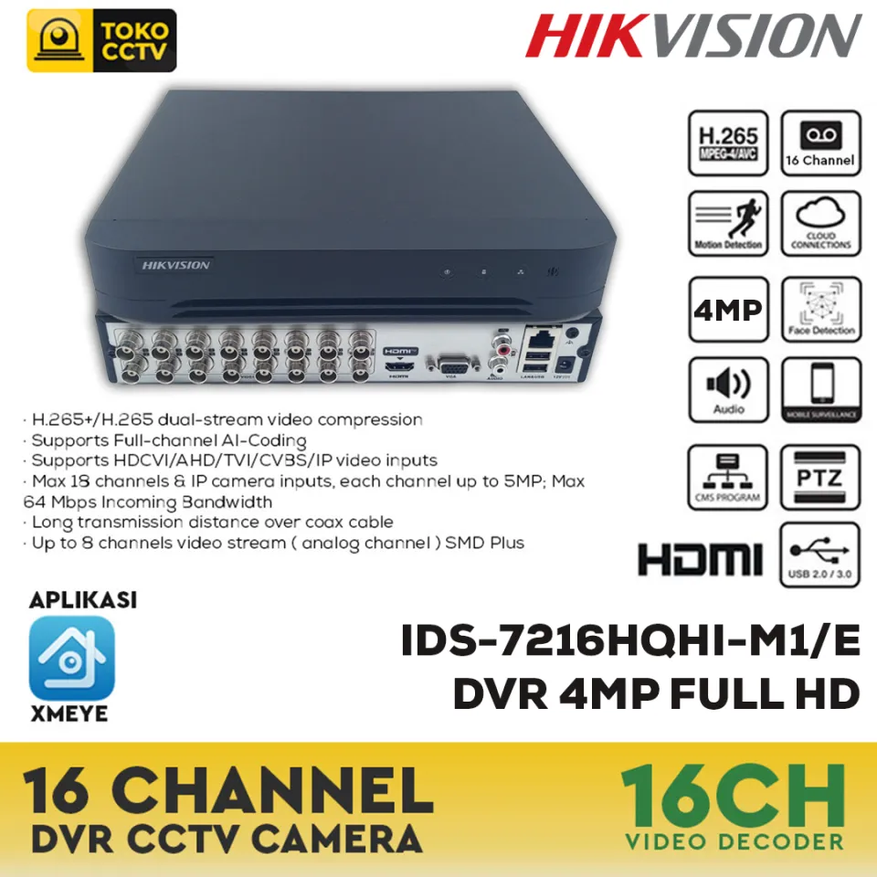 Harga decoder cctv 16 hot sale channel