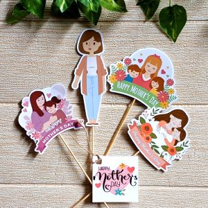 Topper Buket Hari Ibu / Hiasan / Pernak Pernik / Aksesori untuk Gift / Hadiah Mothers Day (Toper)