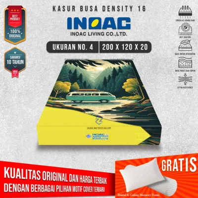 [ 200x120x20 ] Kasur Busa No. 4 Original INOAC EPV Density 16 Garansi 10 Tahun
