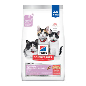 Hills Science Diet Kitten Sensitive Stomach & Skin Salmon & Brown Rice
