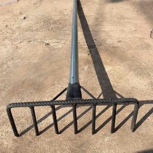 คราดเหล็ก 7ฟัน หน้ากว้าง 30 ซม. ยาว 120 ซม. ทน พร้อมส่ง
