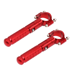Height Adjustable Footrests Pedal Supports for Motorcycles and Electric Bikes Enhanced Riding Comfort Style Lightweight