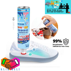 Klik-Beli Spray Pembersih Bau Sepatu Anti Bau Parfum Semprotan Shoe Deodorant Penghilang Bau Sepatu