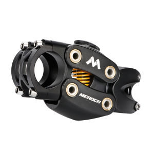 Meroca Xe đạp bốn liên kết sốc gốc 31.8*90mm Hợp kim nhôm XC mộ đường núi Xe đạp risers treo thân cây (SS01)