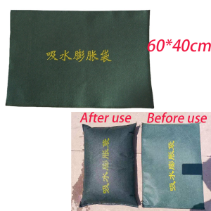 Water Activated Absorbent Sand Bag Flood Barrier Sandless Sang Bag Thickened Canvas Flood Barriers