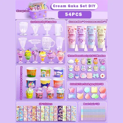 DIY Craft Set for Girls Perfect Keychain Making Kit with Cream Glue