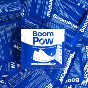 โปรทดลอง 1 ซอง แถมถุงเขย่า 1 ถุง - Boom Pow (บูมพาว) ผงซักรองเท้าระดับพรีเมียม จำนวน 1 ซอง แถมถุงเขย่า 1