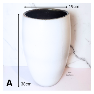 The Leaferie Aures Tall (2) Flowerpot . flowerpots . flower pot . plant pots . planter . planters . Ceramic
