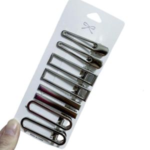 Kẹp tóc bạc Barrettes sắc nét cho bé gái tạo kiểu tóc kẹp tóc mỏ vịt nhẹ cho sử dụng thường nhật và tiệc