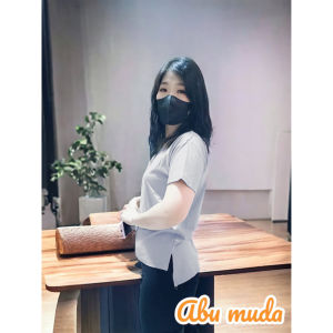 Atasan Wanita Mini Pocket Spandek Rayon Terbaru L-XL-XXL/Kaos Wanita Lengan Pendek Pinguin