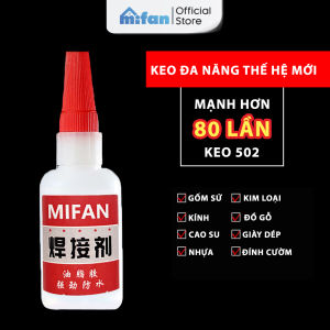Keo Dán Siêu Dính Đa Năng Mọi Chất Liệu Cực Mạnh - Dán Gỗ Thuỷ Tinh Kim Loại Sắt Gốm Sứ Nhựa Vải - HÀNG LOẠI 1