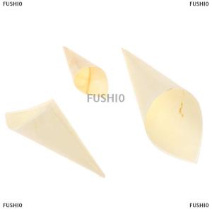 [COD] FUSHI0 50pcs Disposable Wood Appetizer Cones Ice Cream Cone Cups Party Candy Cones