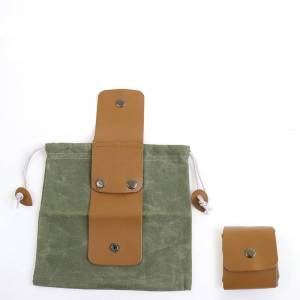 one New Outdoor Foraging Waist Portable Bag Picking Waist Folding Tool Storage Bag zl