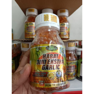 Habbahfit 3 in 1 Habat Propolis Zaitun ektra Garlic 200 Kpsl Darusyifa