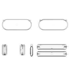 ZENO TPU Protective Case Shockproof Clear Protector Shell Soft Headphone Accessories Transparent Cover for Nothing Ear(Open)