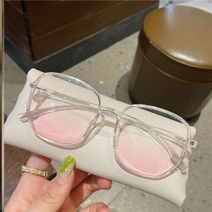 DGFDF Outdoor Sweet Girlish Korean Style Gradient Shades Eyewear Blush Glasses Reading Glasses Women Sunglasses Presbyopia Eyeglasses
