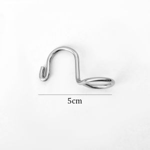 Polocat 20pcs Stainless Steel Hanger Hooks Space Saving Cascading Hangers Connection Hooks Multifunctional Wardrobe Clothes Hanger Connecting Buckle Home Organizer Accessories