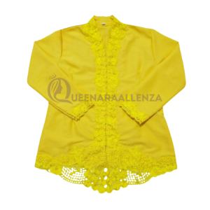 Kebaya Anak Encim Lengan Panjang Modern SD/TK Usia 4 - 9 Tahun Polos