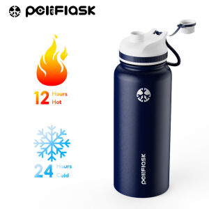 Peliflask 950ML รุ่นอัพเกรด กระติกน้ําเก็บอุณหภูมิ ขวดกระบอกน้ำ สแตนเลส 304 พร้อมหูหิ้ว แก้วน้ำเก็บความเย็น ขวดน้ำ ขวดน้ำสแตนเลส