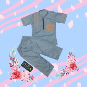 BAJU KOKO ANAK LENGAN PENDEK  BAJU MUSLIM  BAJU KOKO BAHAN TOYOBO
