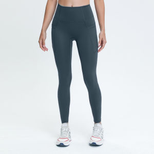 Nepoagym LOVELIFE Phụ nữ Quần Legging Tập Yoga Chiều dài đầy đủ với túi bên hông Thắt lưng cao y tế mềm Quần Tập Yoga 28 inch Inseas2026