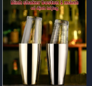 Shaker Inox 1 Mảnh( Không Kèm Ly Thủy Tinh)