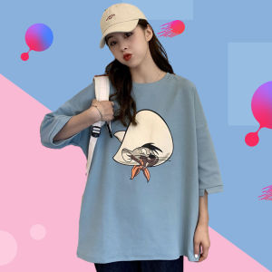 QXshop เสื้อยืกลายเจ้าหนูใส่หมวก น่าร๊ากเวอร์ สาวๆสายหวานต้องลอง แมชท์ง่ายเข้ากับทุกโอกาส คือดีย์อ่า ปังอยู่เด้อ