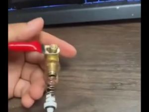 1Pcs Air Valve / Cock With Spring ONLY For Kawasaki Car Wash Pressure Washer Sprayer