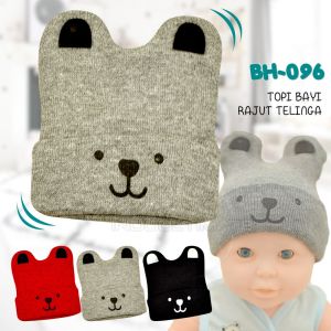 Topi Rajut Bayi BH-096 Kupluk Rajut Bayi Topi Kupluk Bayi Lucu Perlengkapan Bayi Topi Anak Topi Rajut Anak Perlengkapan Anak Penutup Kepala