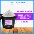FLOGIENIX POWDER DETERGENT UP TO 3X POWERFUL CLEANING with FABCON PURPLE BLOOM SCENT - 3KG. 