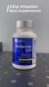 Thực Phẩm Bảo Vệ Sức Khoẻ CanPrev Berberine 500mg - Kiểm Soát Đường Huyết Giảm Cân Giảm Cholesterol - là giải pháp hoàn hảo! Sản phẩm chiết xuất từ cây vàng đắng giúp hỗ trợ kiểm soát đường huyết giảm cholesterol tăng cường sức khỏe tim mạch và hỗ trợ
