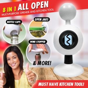 🌹READY STOCK🌹 ALL OPEN (MULTI-PURPOSE OPENER 8 IN 1) Multi Purpose Kitchen Tool Cookware Accessories Opener
