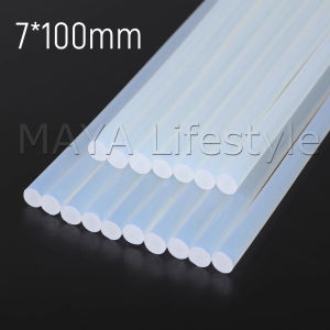 MAYA แท่งกาวร้อนละลาย กาวแท่ง ขนาด 7 มม. X 100 มม. เหนียวมาก 10/20/50Pcs  Hot melt glue