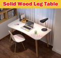 Solid Wood Leg Computer Laptop Table/Study Desk/Minimalist Stylist Height Adjustable Computer Laptop. 