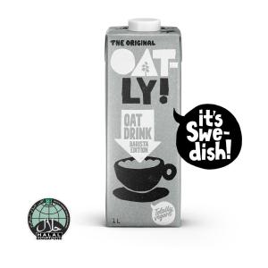 Oatly Dairy Free Foamable Barista Edition Oat Milk Drink 1L
