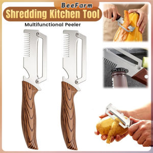 BF 3 In 1 Stainless Steel Peeler Kitchen Vegetable Fruit Slicer Julienne Shredder With Bottle Opener