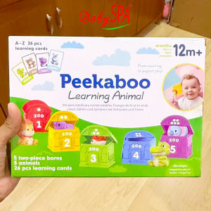 ♥♥♥ 𝐒𝐆 𝐒𝐞𝐥𝐥𝐞𝐫 BabySPA Peekaboo Learning Flash Cards A-Z and Animals