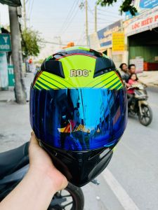 Kính Revo xanh đi ban ngày gắn mũ bảo hiểm Roc03Roc 05Royal M266Royal M138bRoyal M179 chính hãng