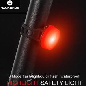 ROCKBROS Đèn Hậu Xe Đạp Đèn An Toàn Xe Đạp Leo Núi Xe Đạp Đường Trường Đèn Xe Đạp Đèn Mũ Bảo Hiểm Phụ Kiện Xe Đạp