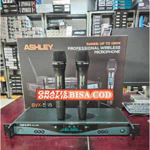 MIC WIRELESS ASHLEY SVX555 SVX 555 2PEGANG