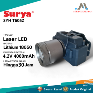 Surya Senter Kepala Zoom SYH T755Z Cahaya Putih Super Terang 75 Watt Water Resistant - GARANSI RESMI