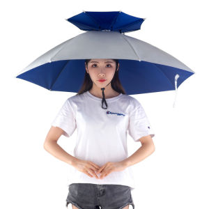 Head-Mounted Umbrella Hat Outdoor Sunshade Foldable Sunshade Summer Rain And Sun Protection Outdoor Hiking Fishing Umbrella Cap