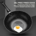 GTE 30cm Kitchen Non Stick Wok Frying Pan Oil Free Ultra Light Cooker Pot With Medical Stone Coated - Fulfilled by GTE SHOP. 