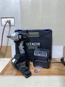 máy siết bulong HITACHI 199v 2 pin - siết bulong hitachi - siết bulong 24mm bảo hành 12 tháng - đầy đủ phụ kiện